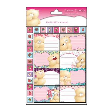 Forever Friends Glitter Name Labels With Stickers